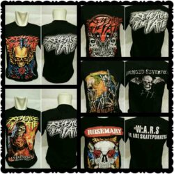 Kaos Metal Band Lokal