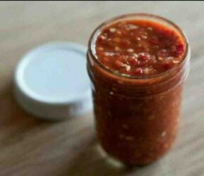 Sambal Tradisional Sambal Terasi, Lombok Ijo, Petis, Rujak