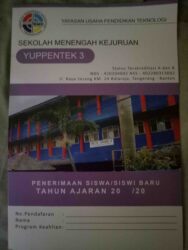 Pendaftaran Siswa Baru SMK Yuppentek 3 Kab. Tangerang