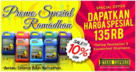 Promo Ramadhan 1 Paket Diskon 10% Konsentrat Shampoo Ikame