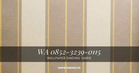Wallpaper dinding Motif Garis