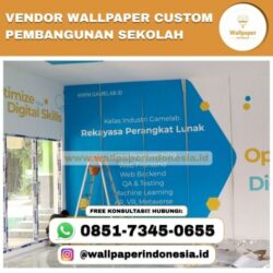 Vendor Wallpaper Custom Pembangunan Sekolah