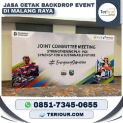 Jasa Cetak Backdrop Event di Malang Raya