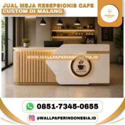 Jual Meja Resepsionis Cafe Custom di Malang