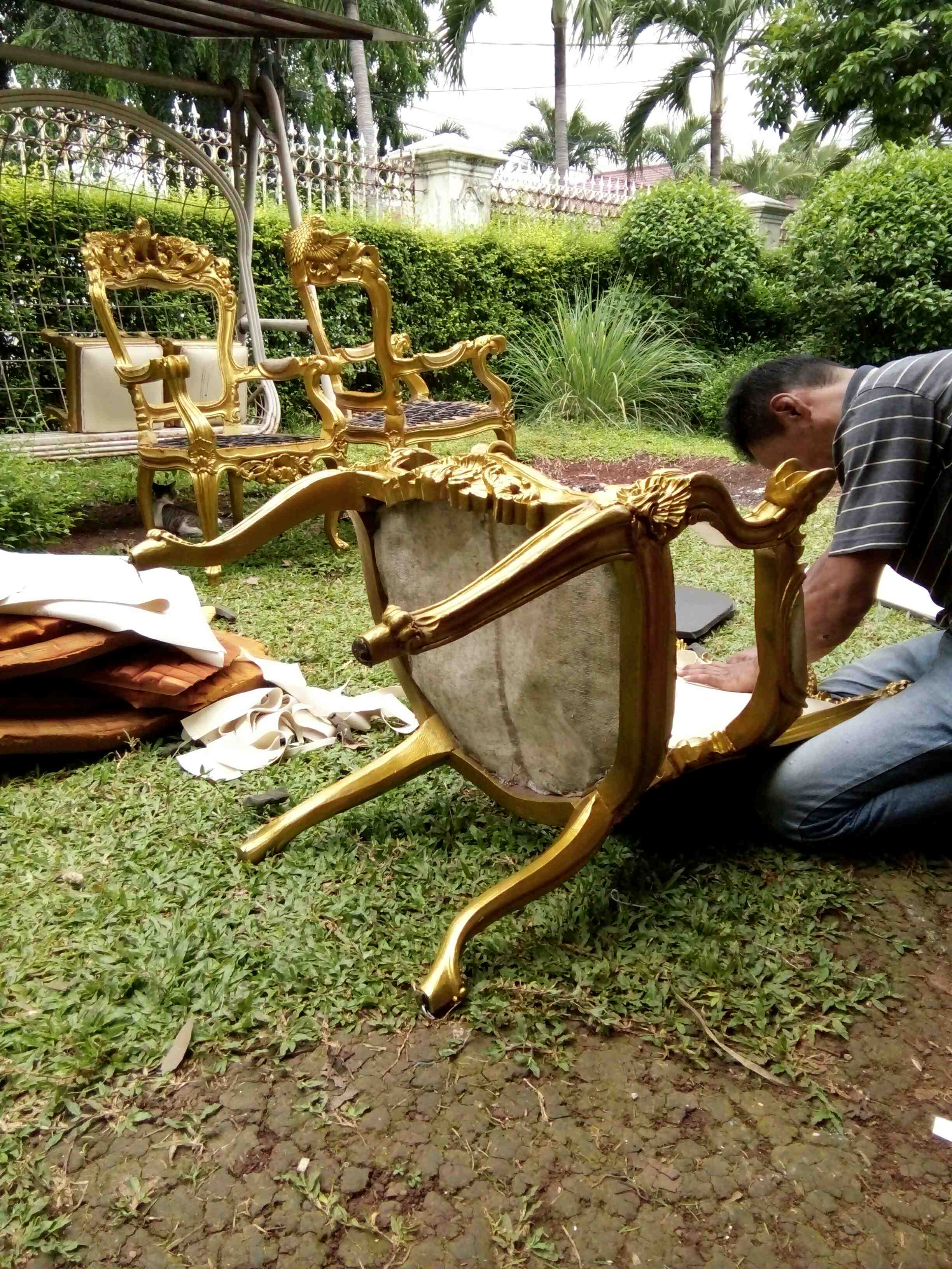 Ganti Service Kain  Jok  Kursi Makan Kursi Tamu Sofa